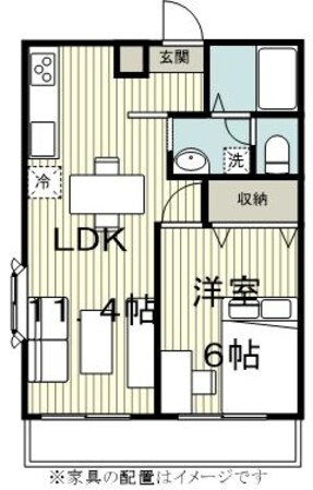 桂ハイムの物件間取画像